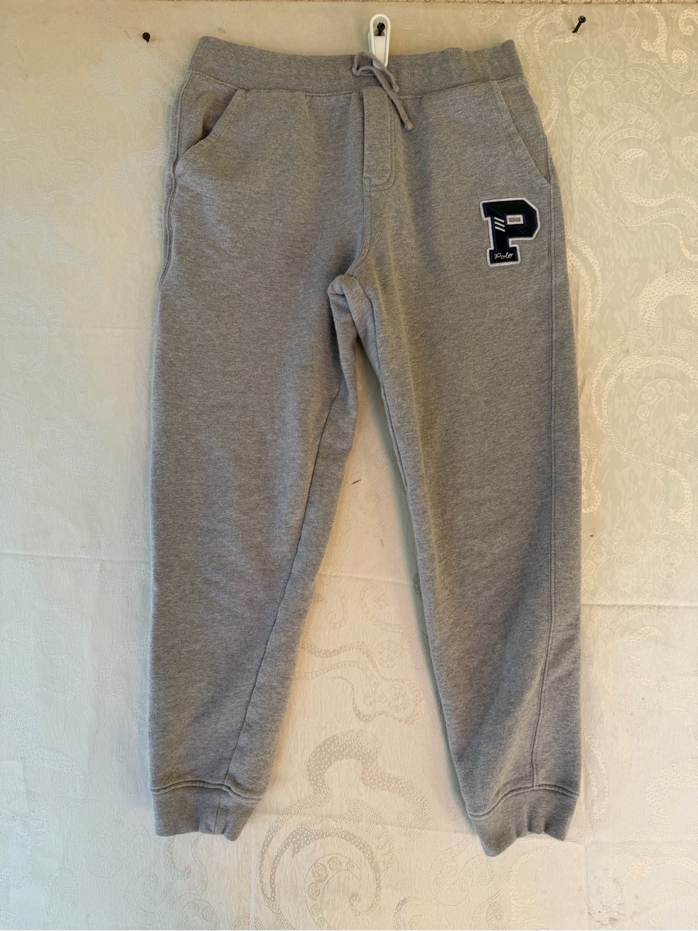 Polo by Ralph Lauren Grey Kids Sweatpant Joggers with 'P' Patch